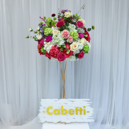 Custom The Finest Floral Styling colorful Floral Arrangement Wedding Table Decoration Flower Ball For Valentine's Day Celebration